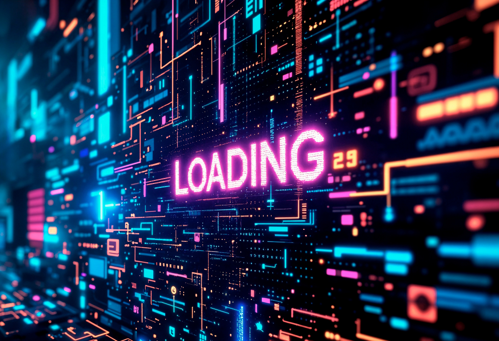 imagem psicodelica de loading